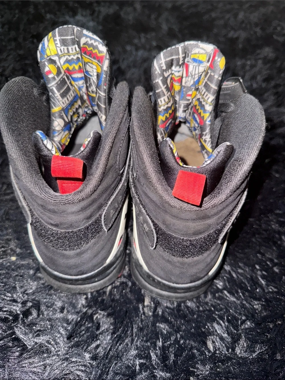 Jordan Boys' Black & Red 23 High-Top Sneakers